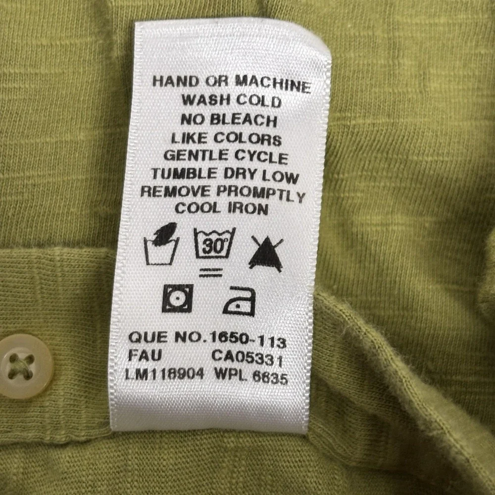 Woolrich Shirt Mens XL Olive Green Short Sleeve Button Front‎ Cotton Pockets - Picture 6 of 15